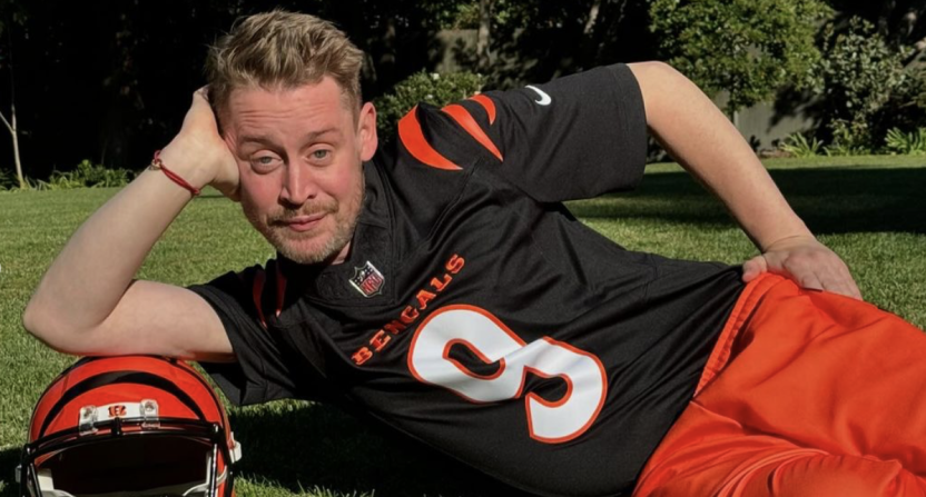 'Home Alone' actor Macaulay Culkin as Cincinnati Bengals quarterback Joe Burrow for Halloween.